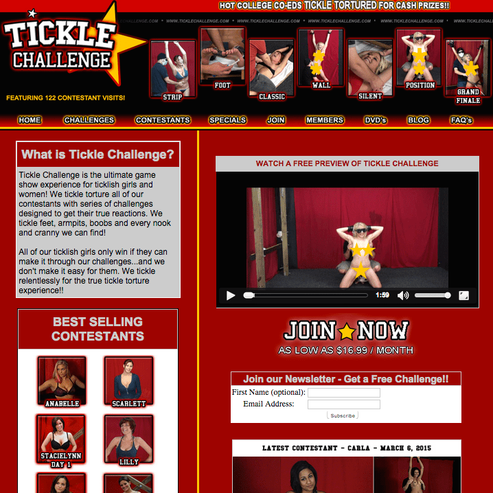 TickleChallenge.com